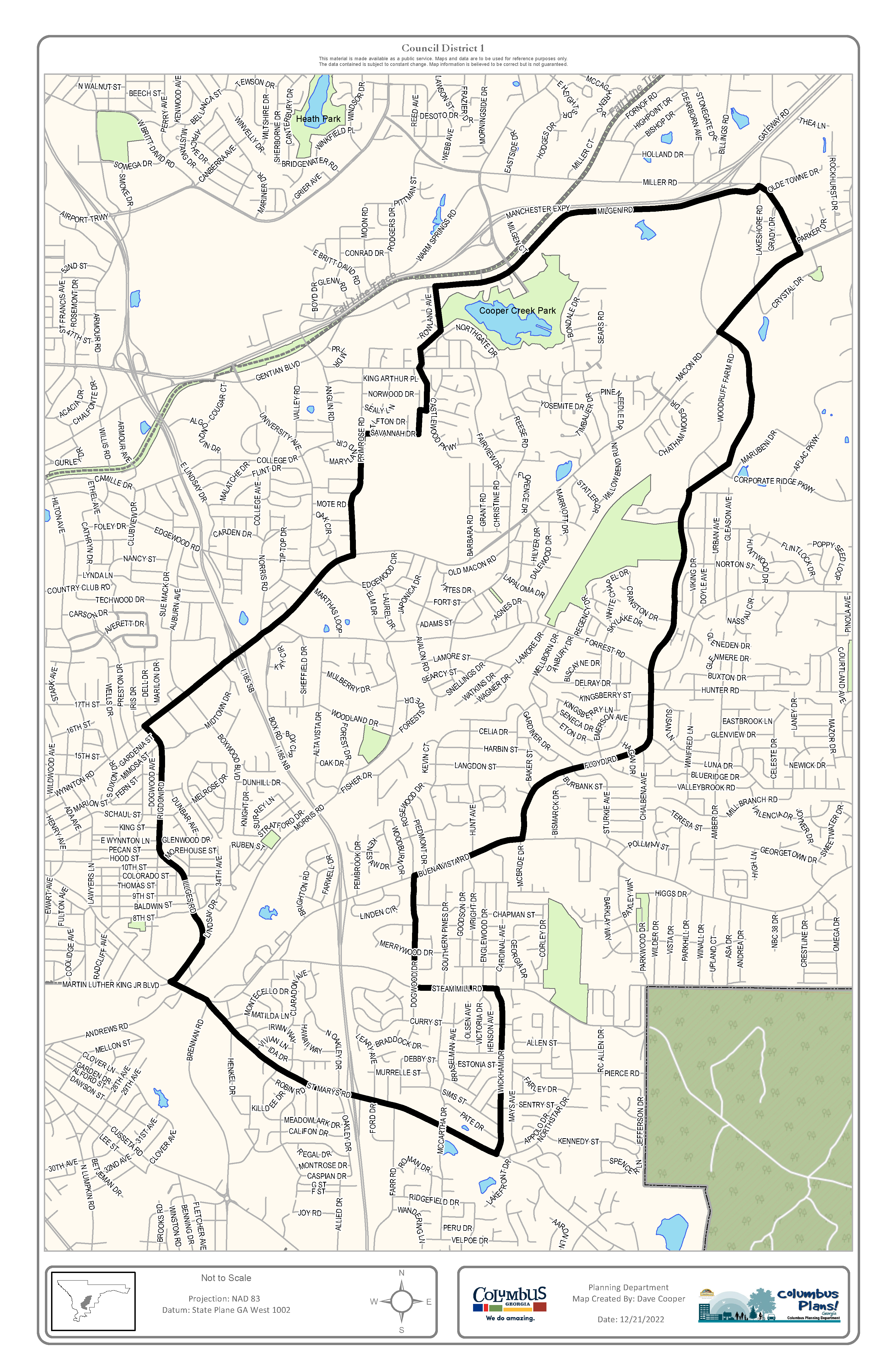 District 1 Map